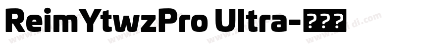 ReimYtwzPro Ultra字体转换